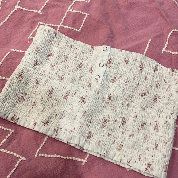 Lily asheell.top  elastic floral white - Picture 1 of 6